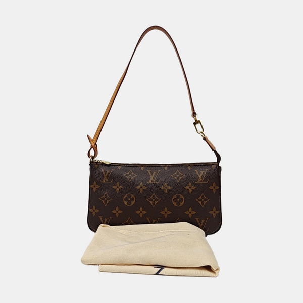 ACCESSOIRES Monogram Coated Canvas Brown
