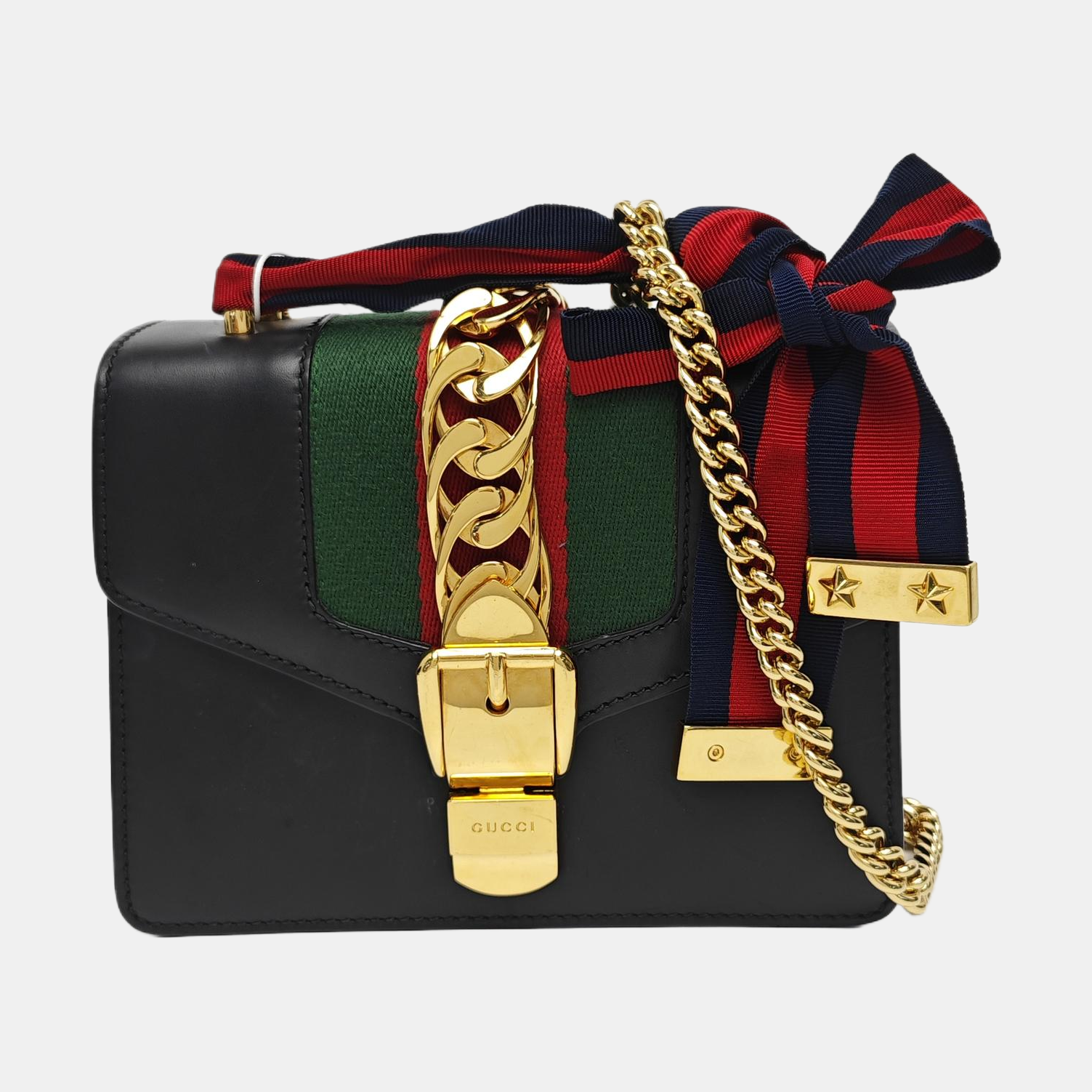 Sylvie Mini Calfskin Black