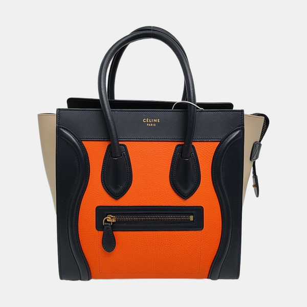 Authenticated pre-owned  LUGGAGE Micro Calfskin Multicolor - Tote Bag at Looply