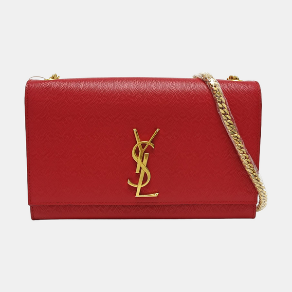 KATE Medium Calfskin Red