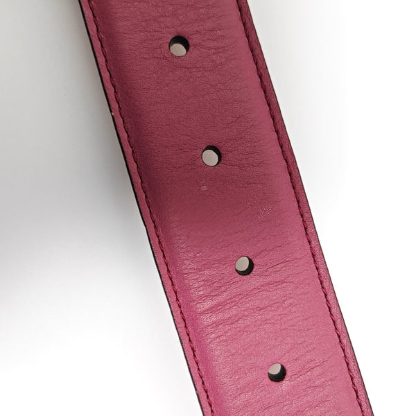 Leather Belt Purple
