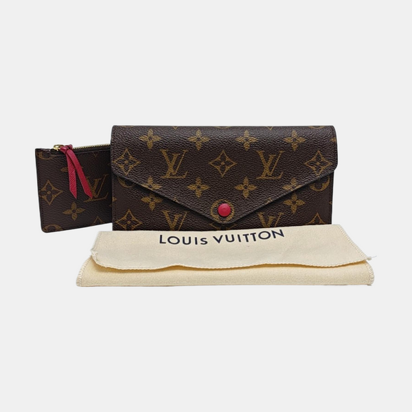 JOSÉPHINE Monogram Coated Canvas Brown Wallet
