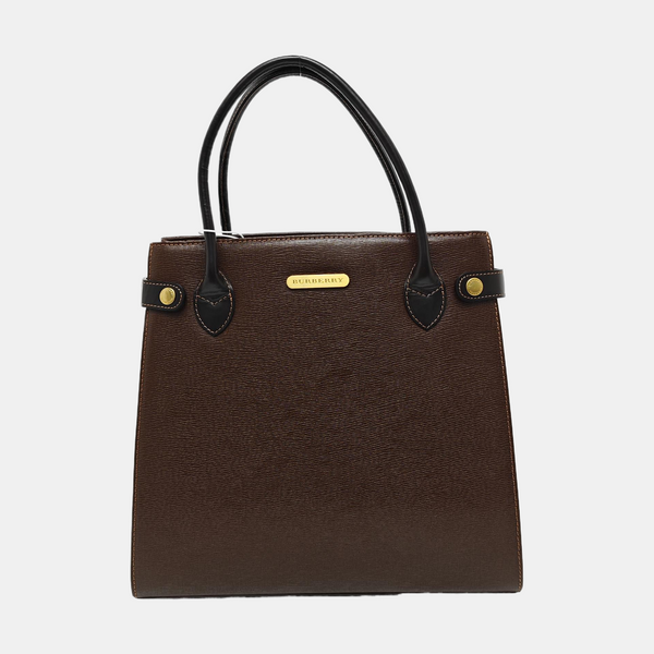 Calfskin Tote Bag Brown