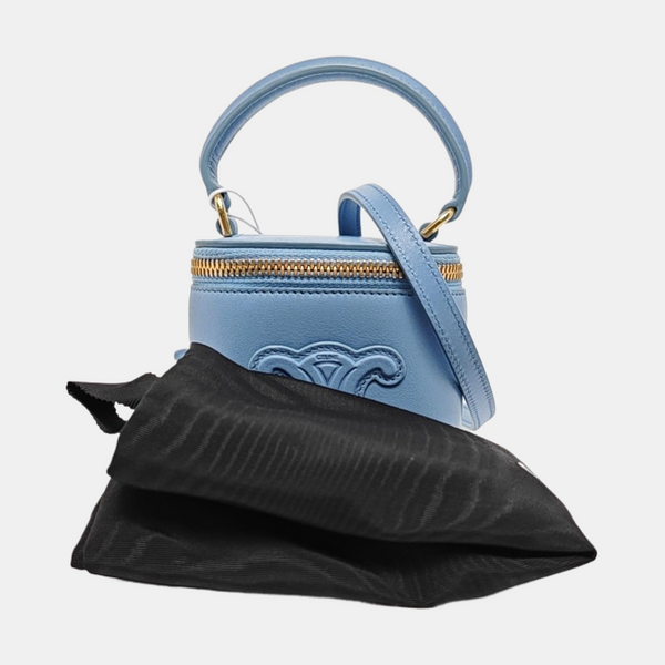 TRIOMPHE Mini Calfskin Blue