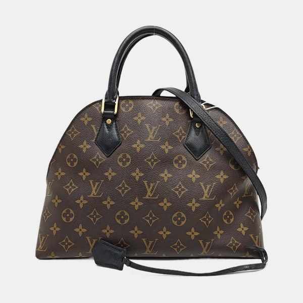 ALMA BNB MM Monogram Coated Canvas Brown