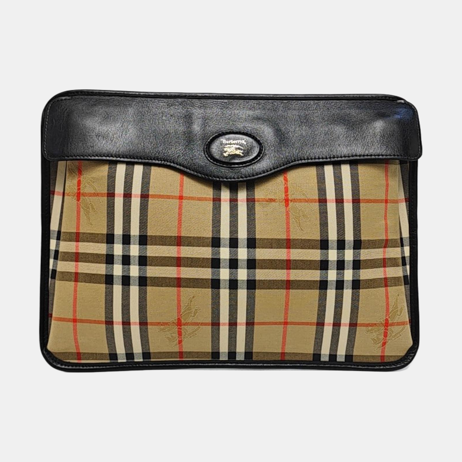Canvas Clutch Beige