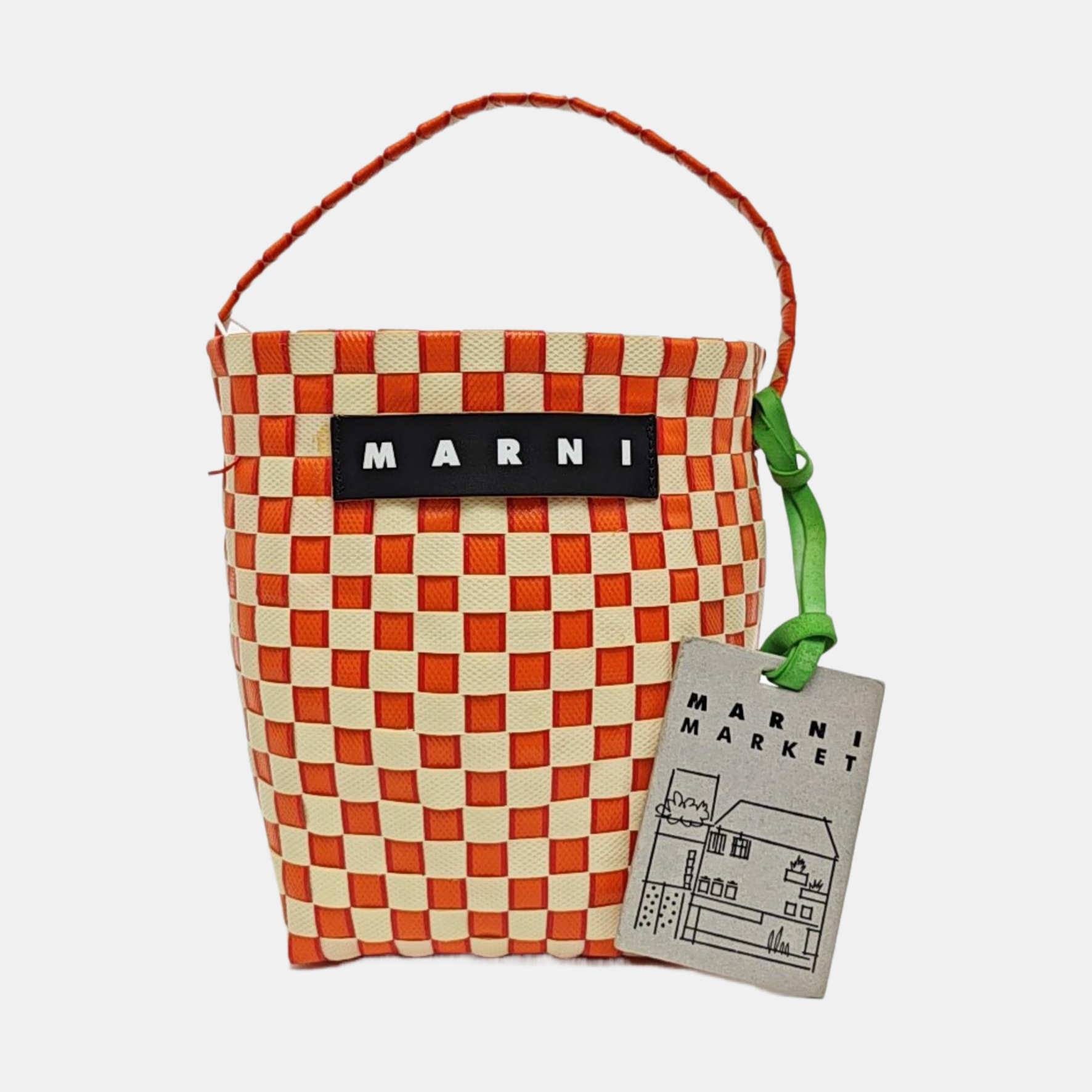 Special Material Bucket Bag Multicolor