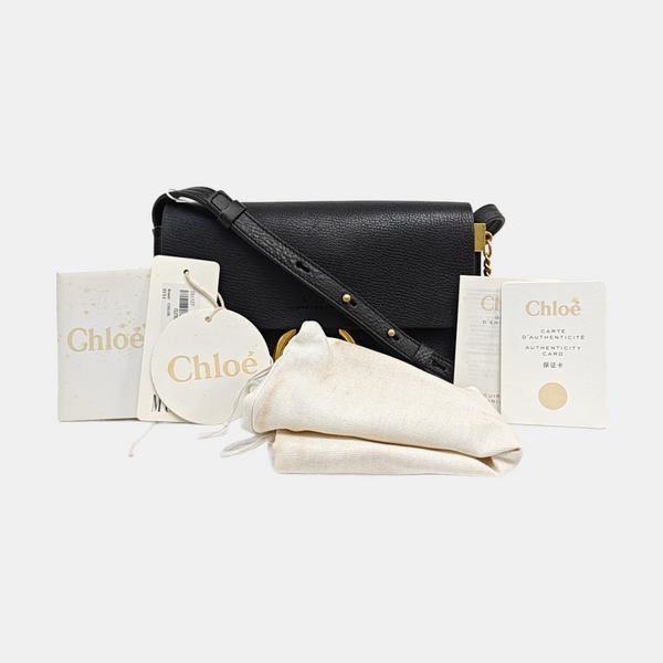 Faye Small Calfskin Black