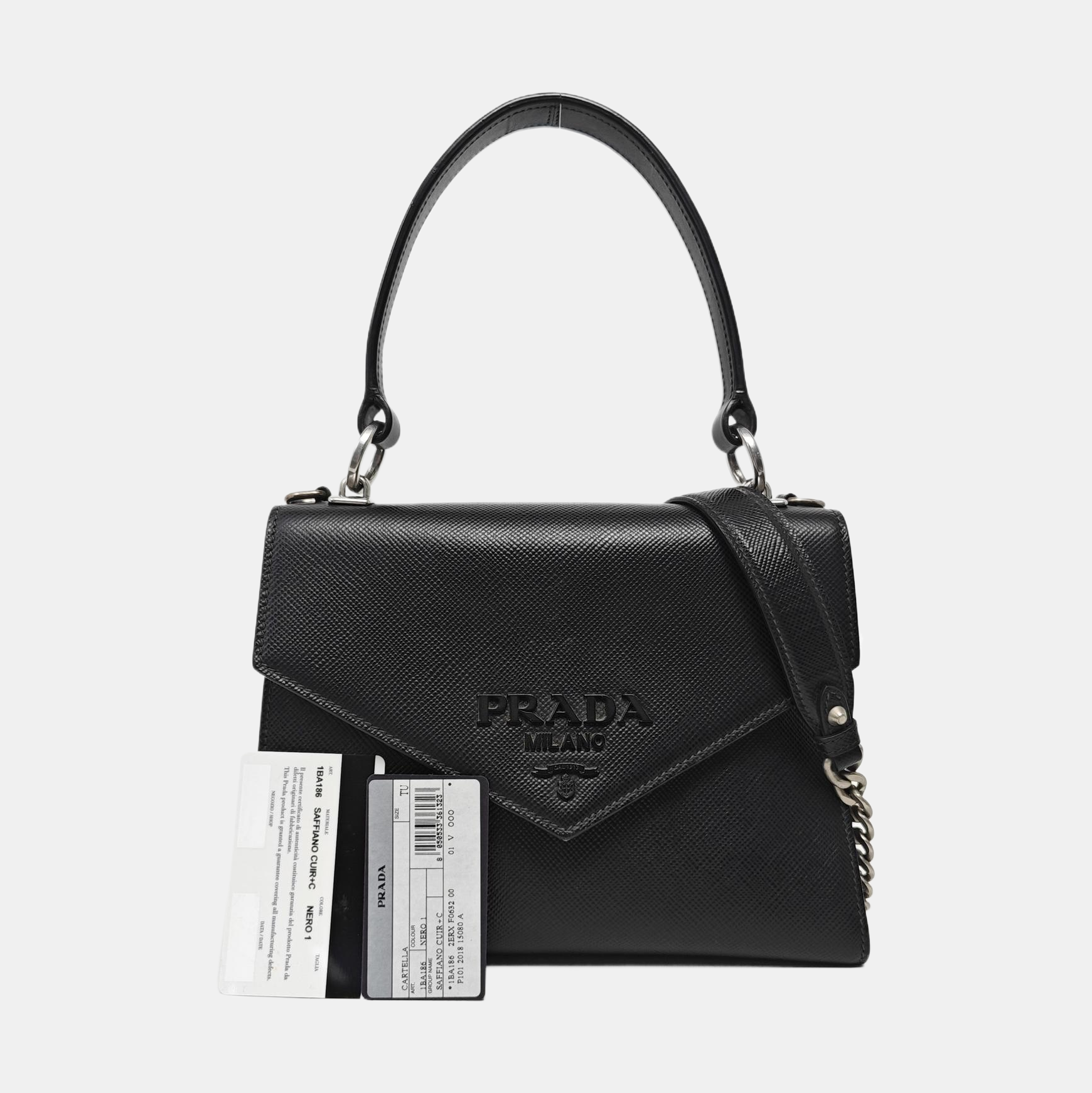 Monochrome Saffiano Calfskin Black