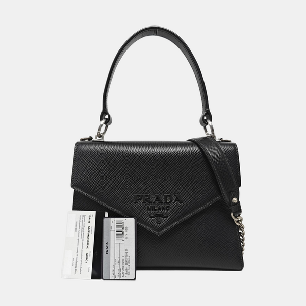 Monochrome Saffiano Calfskin Black
