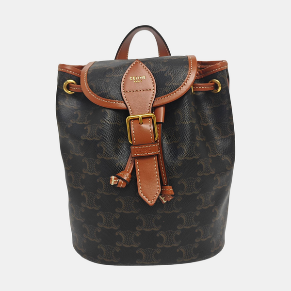 TRIOMPHE Mini Coated Canvas Brown