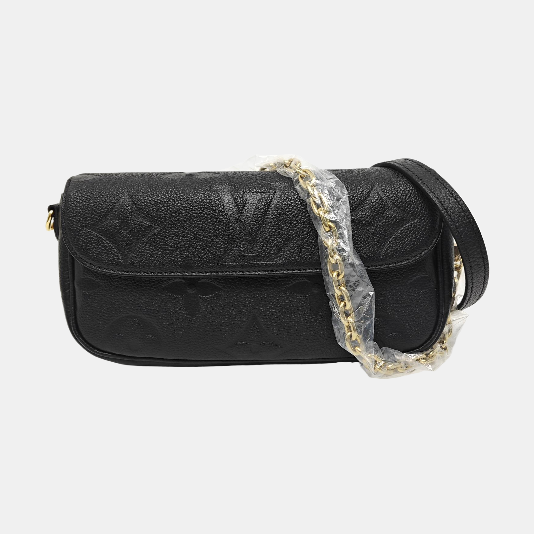 IVY Monogram Calfskin Black