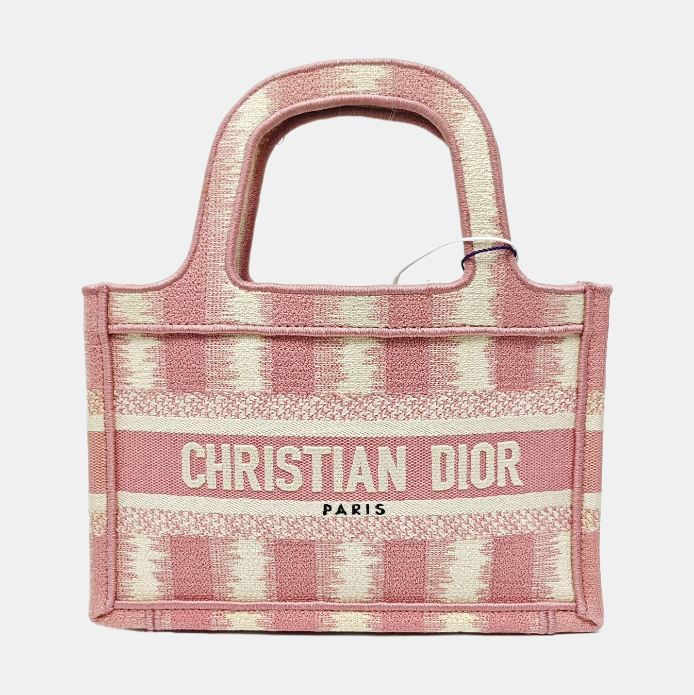 Bolso Tote Mini de Tela Rosa
