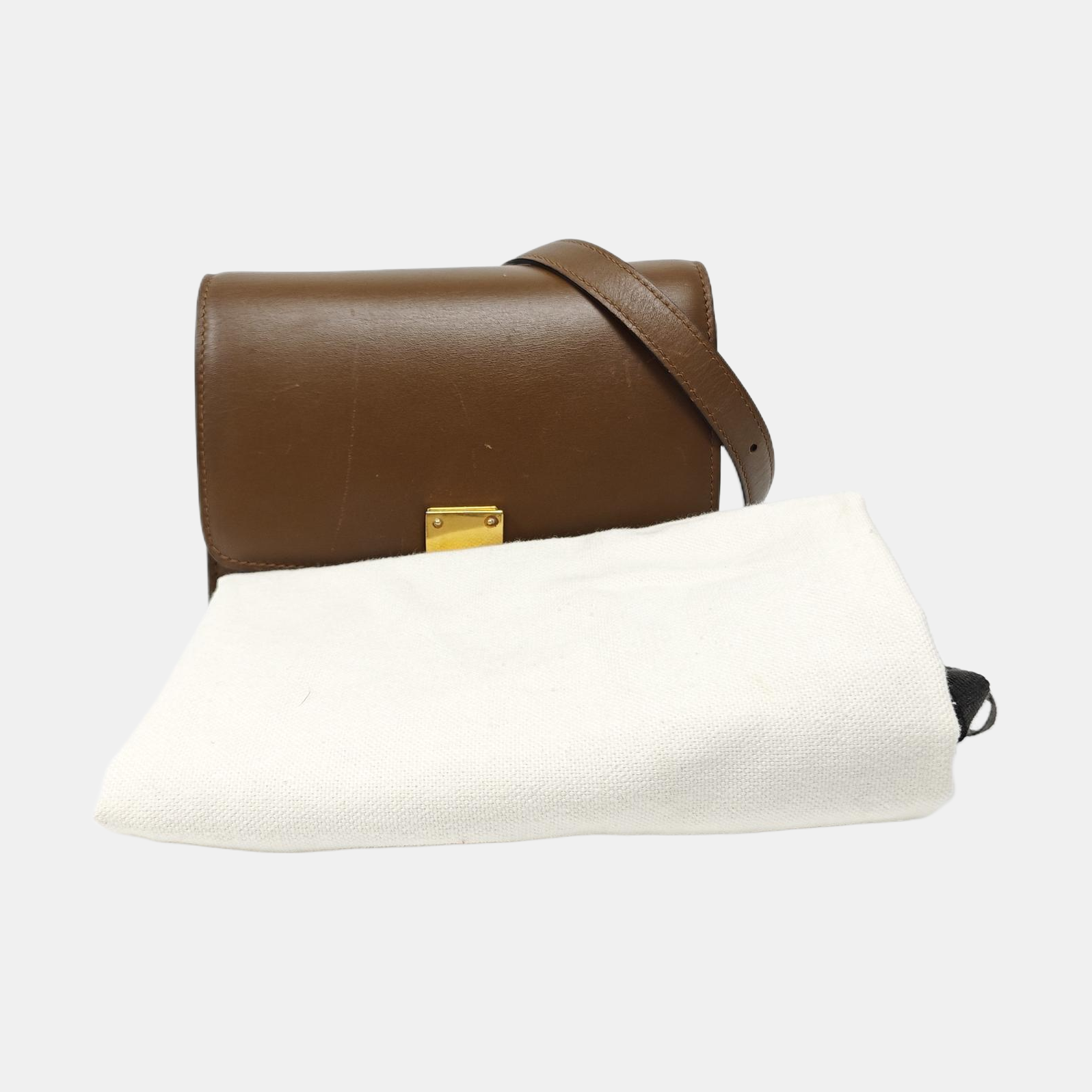 CLASSIC BOX Mini Calfskin Brown