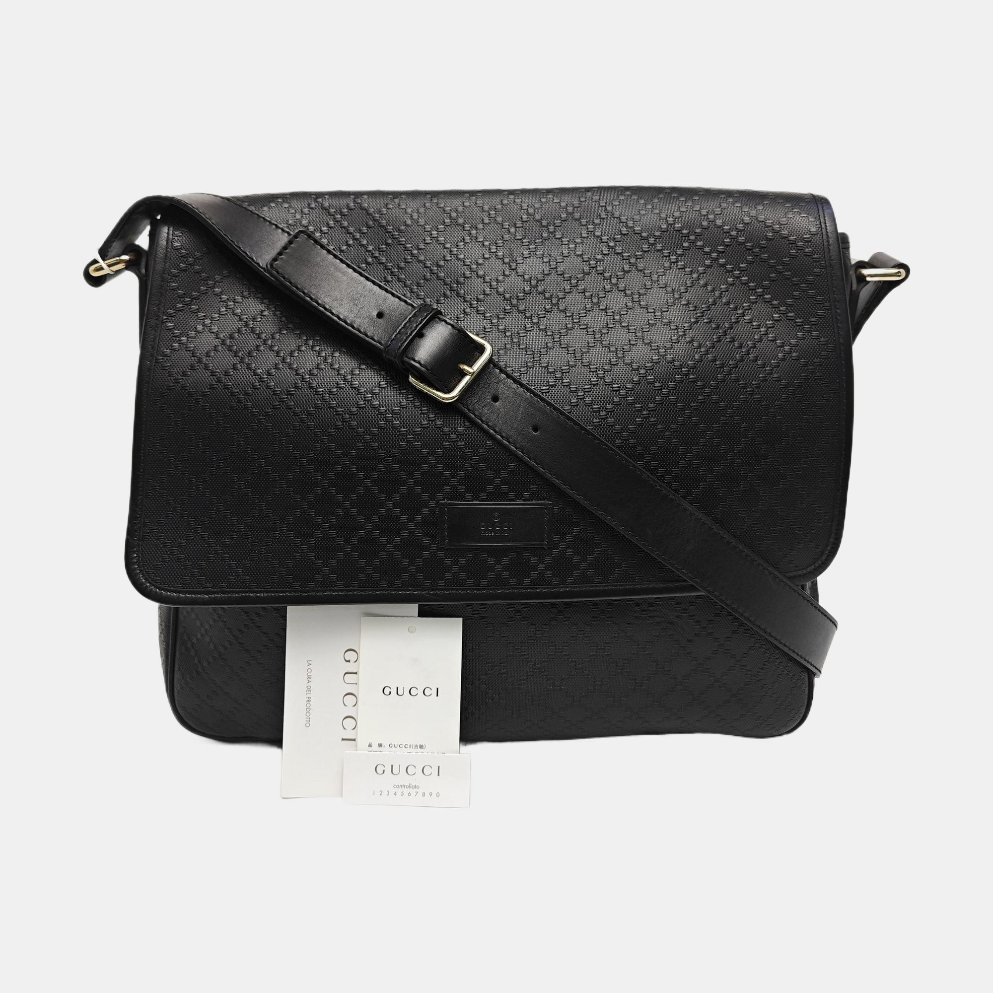 Calfskin Shoulder Bag Black