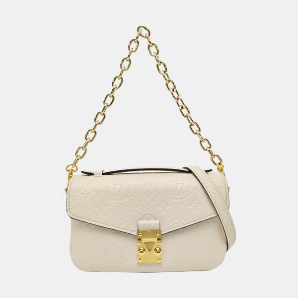 MÉTIS EAST WEST Monogram Calfskin Beige
