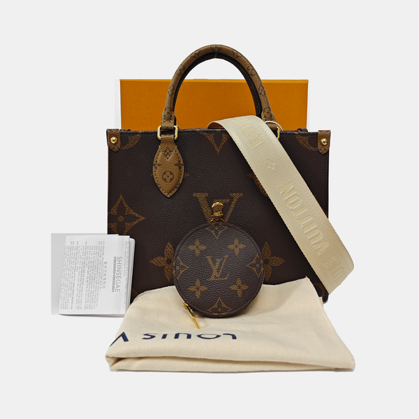 ONTHEGO PM Monogram Coated Canvas Brown