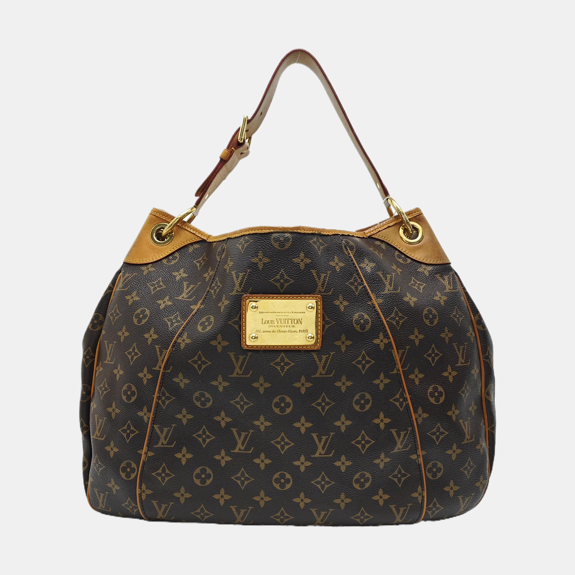 GALLIERA GM Monogram Coated Canvas Brown