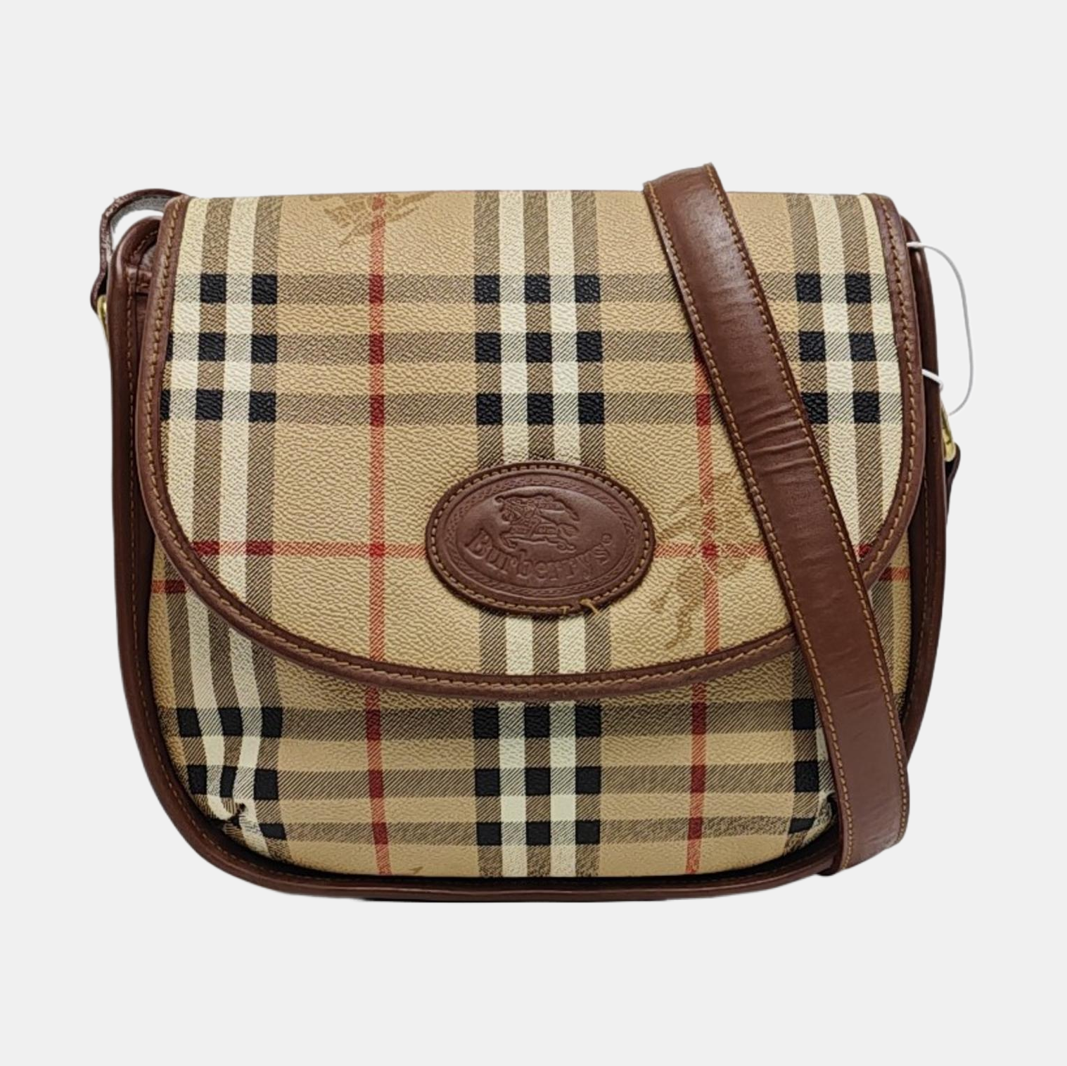 Coated Canvas Shoulder Bag Multicolor