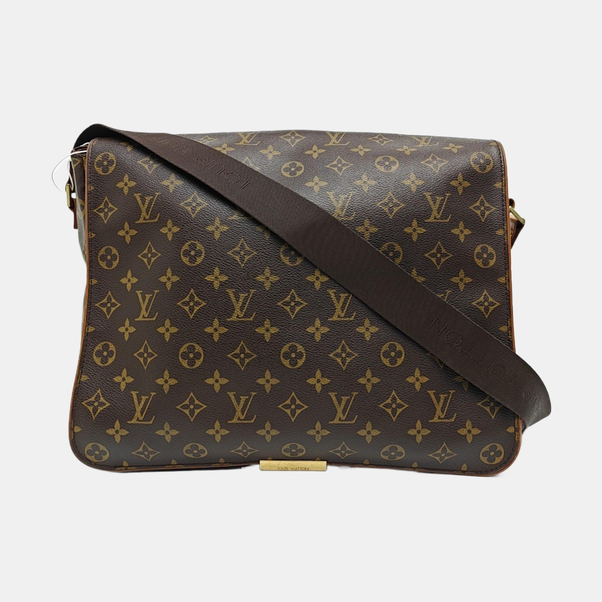 VALMY Monogram Coated Canvas Brown