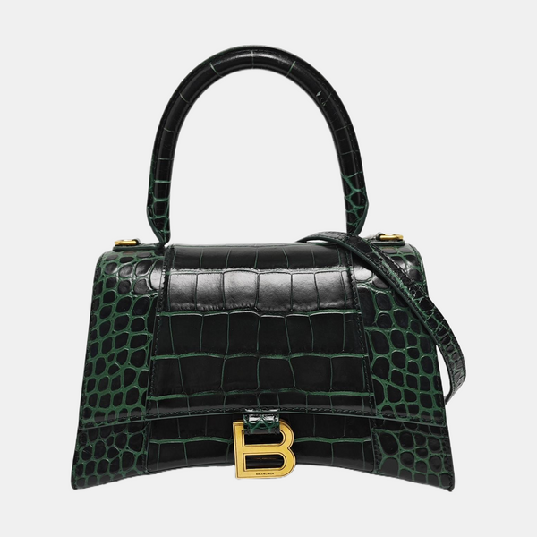Hourglass S Calfskin Green