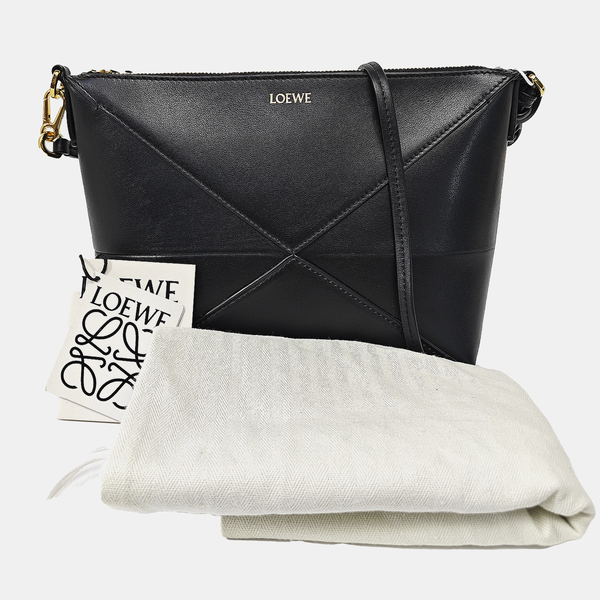 Origami Ala Quilted Lambskin Black