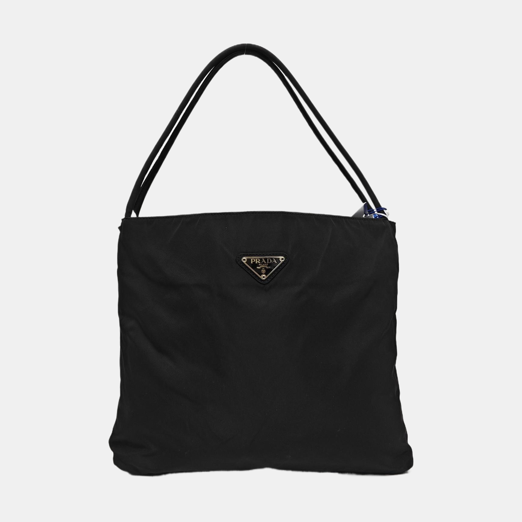 Nylon Tote Bag Black