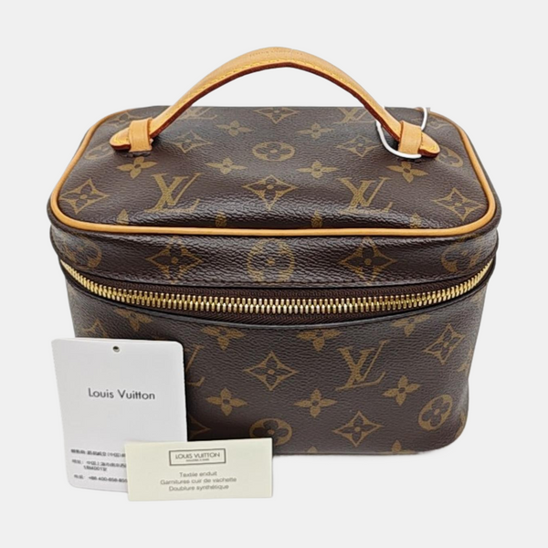 NICE Mini Monogram Coated Canvas Brown