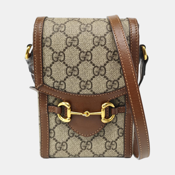 Horsebit 1955 Mini Coated Canvas Beige