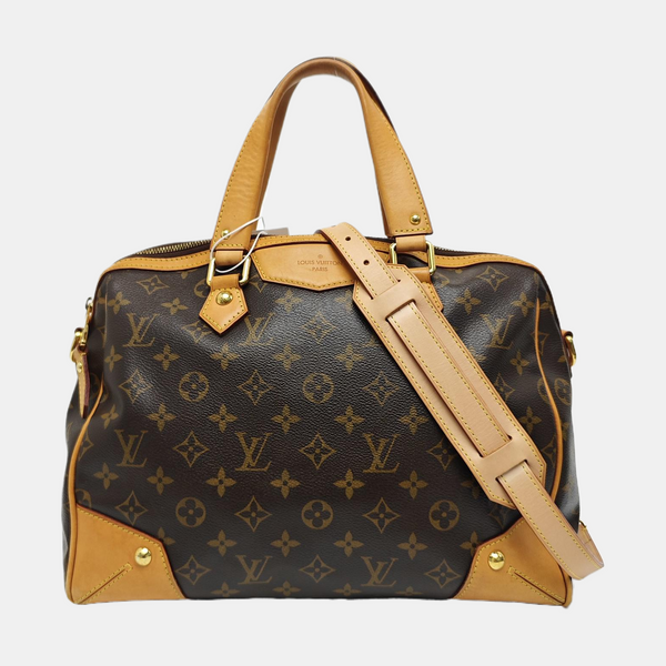 RETIRO NM Monogram Coated Canvas Brown