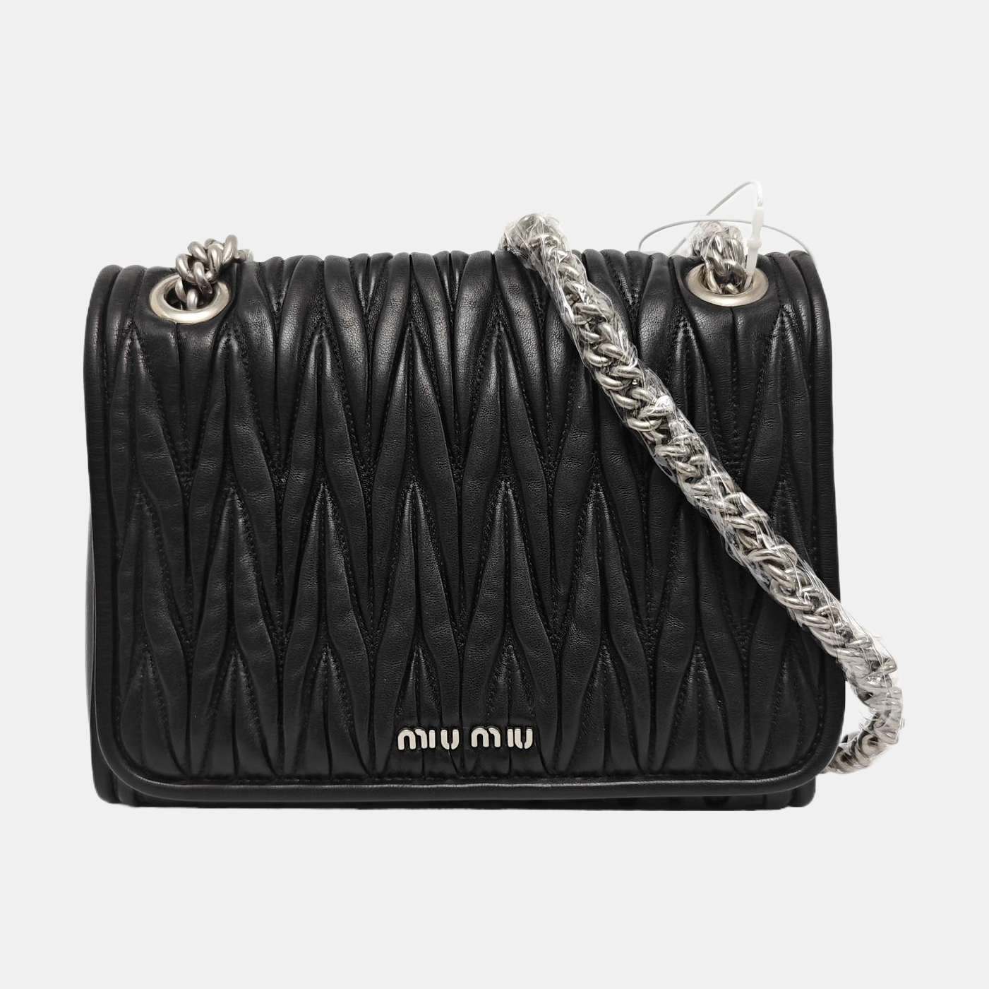 Matelassé Quilted Lambskin Black