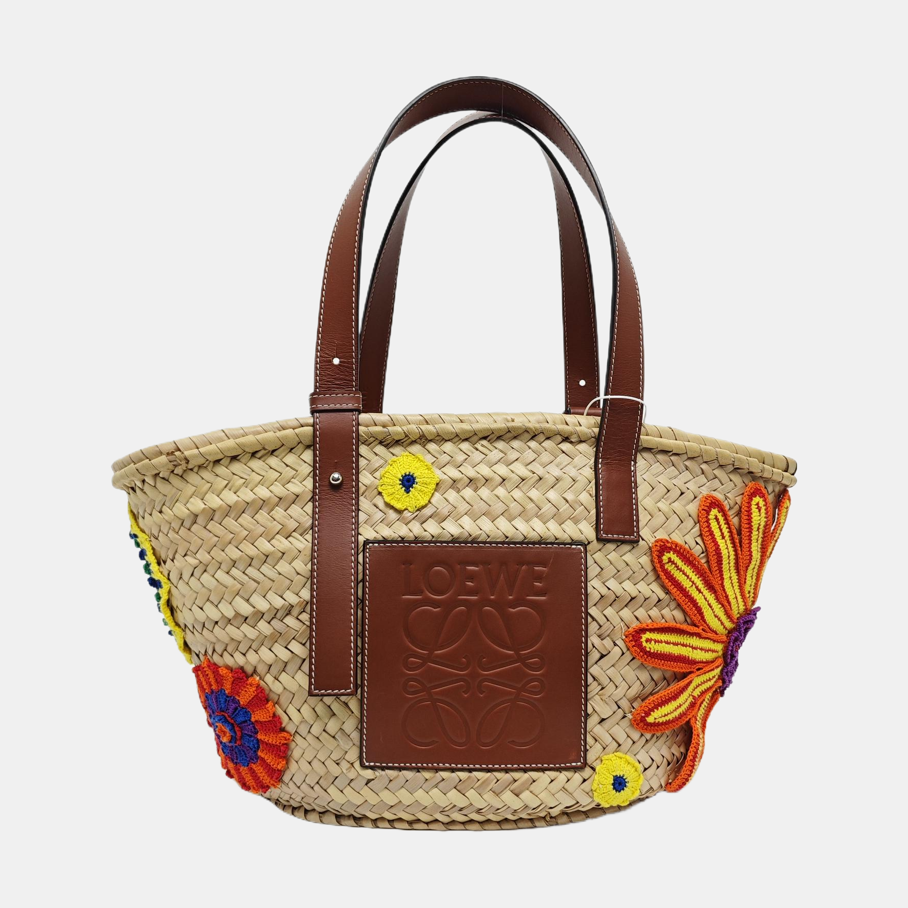 Basket Straw Yellow