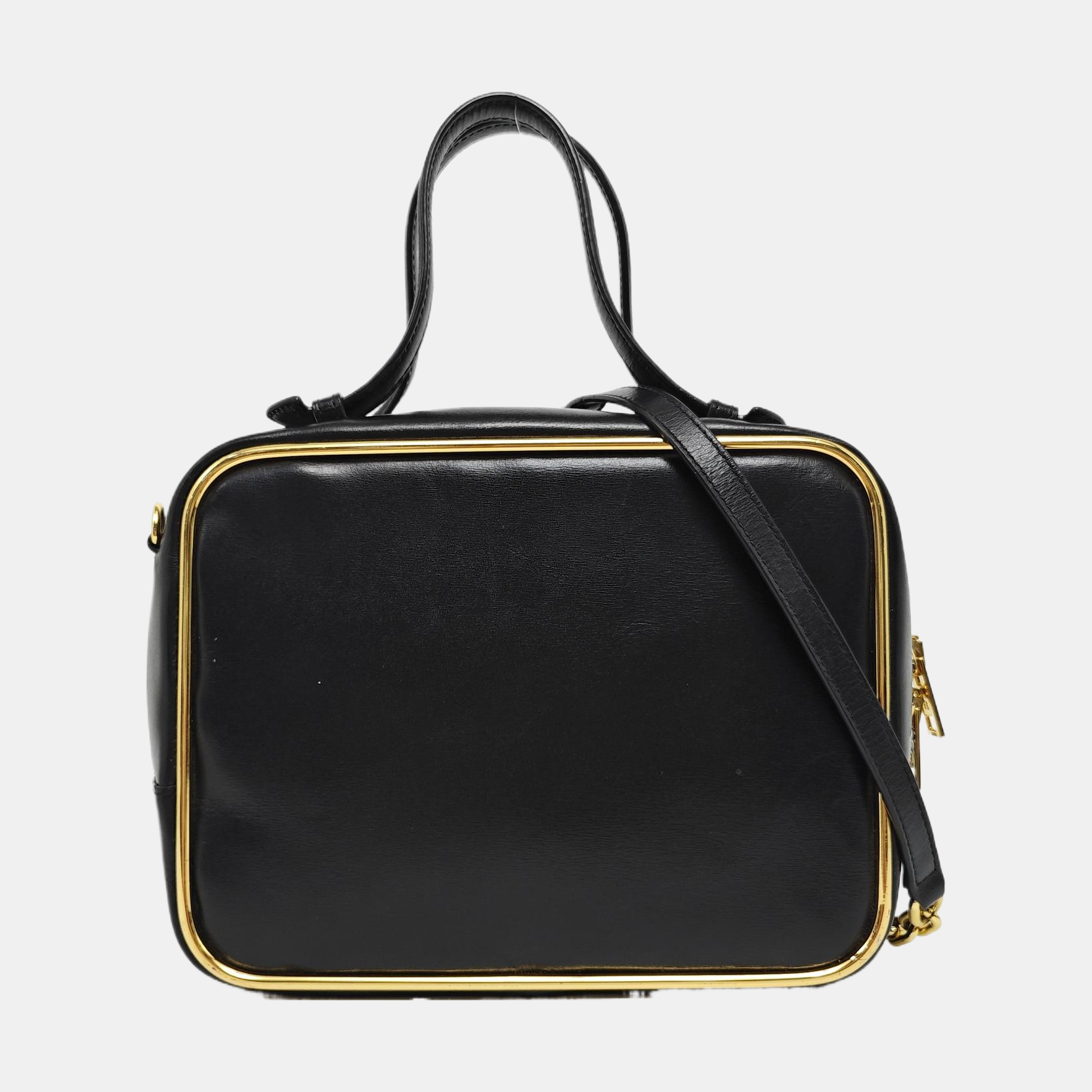 Calfskin Shoulder Bag Black