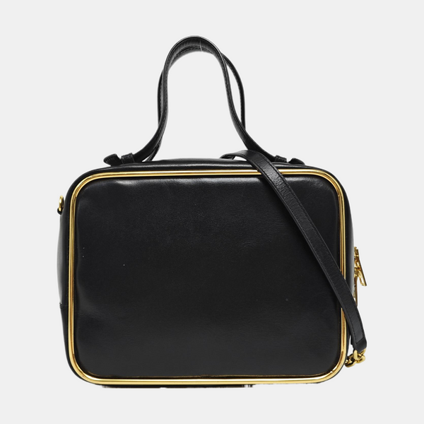 Calfskin Shoulder Bag Black