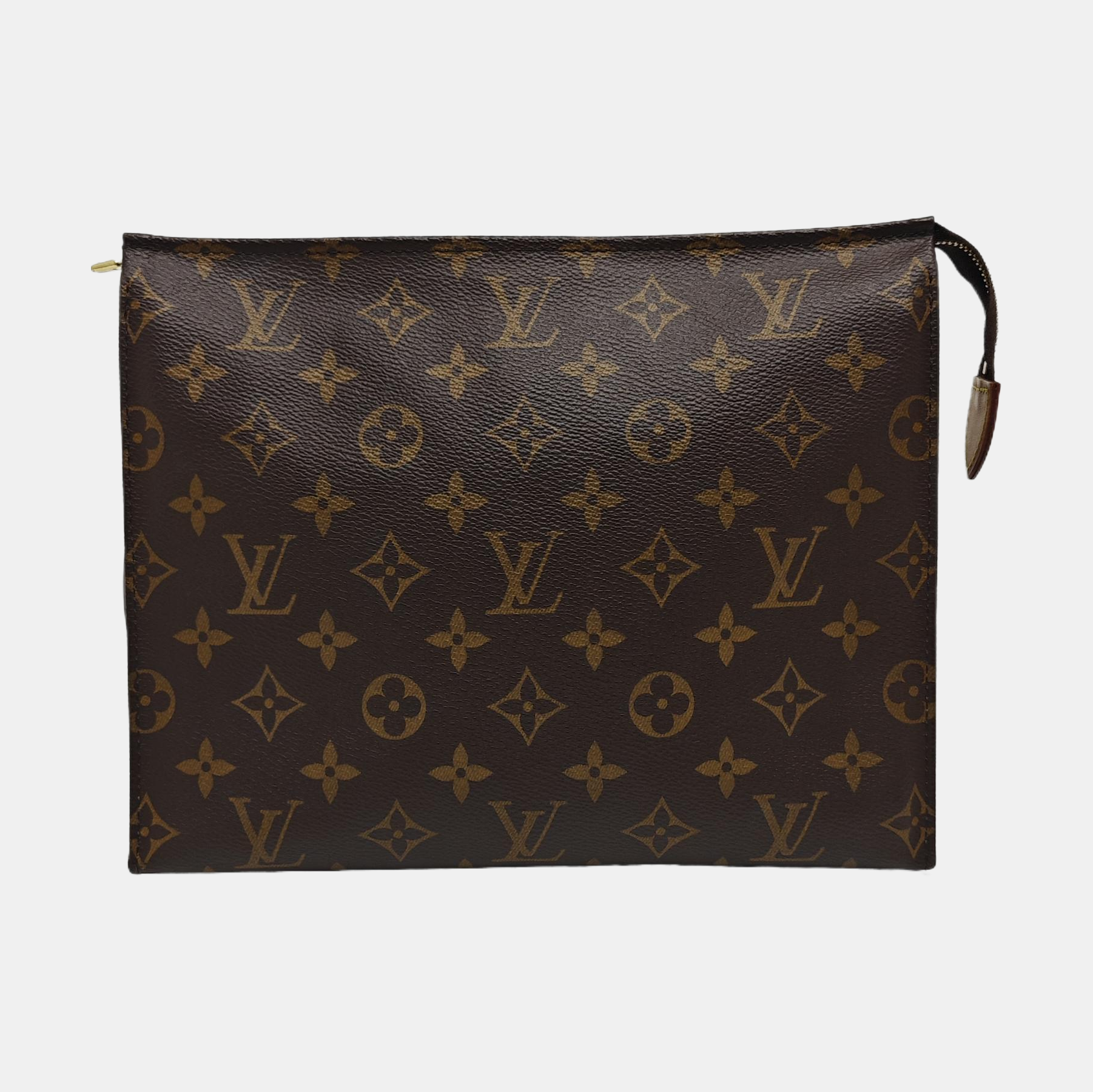 TOILET POCKET 26 Monogram Coated Canvas Brown