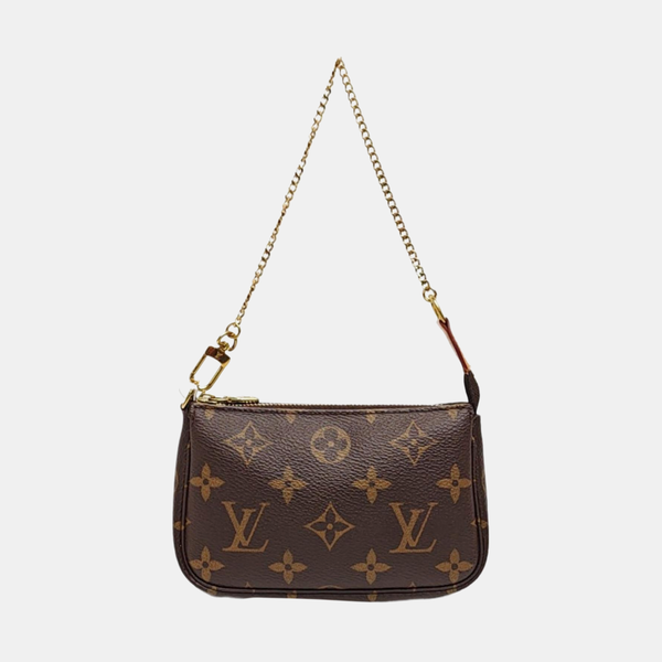 ACCESSOIRES Mini Monogram Coated Canvas Brown