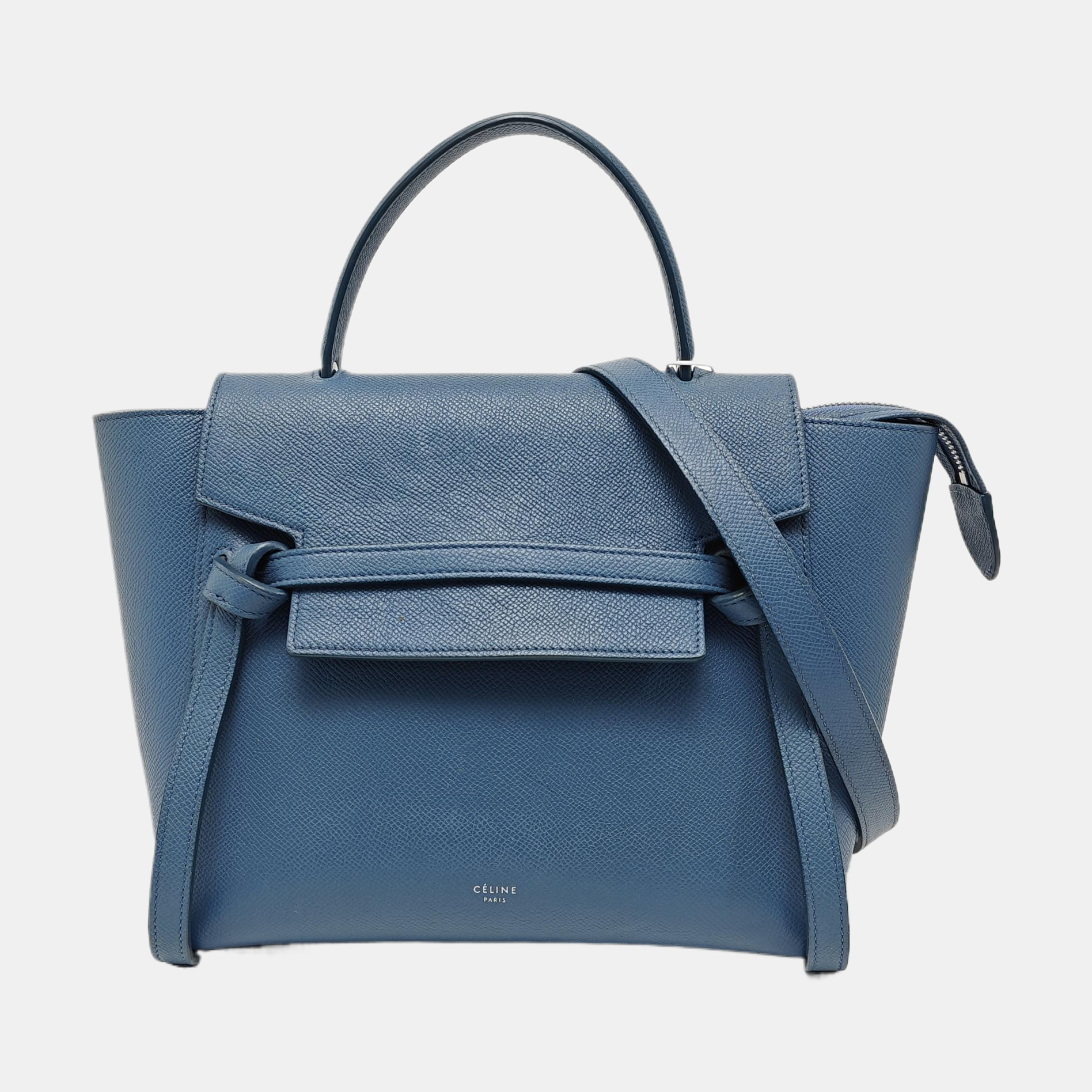 BELT Micro Calfskin Blue