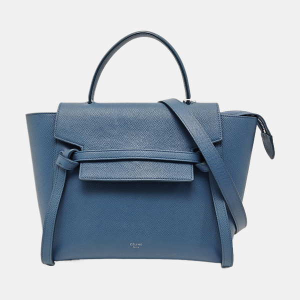 BELT Micro Calfskin Blue