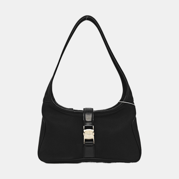 Nylon Shoulder Bag Black