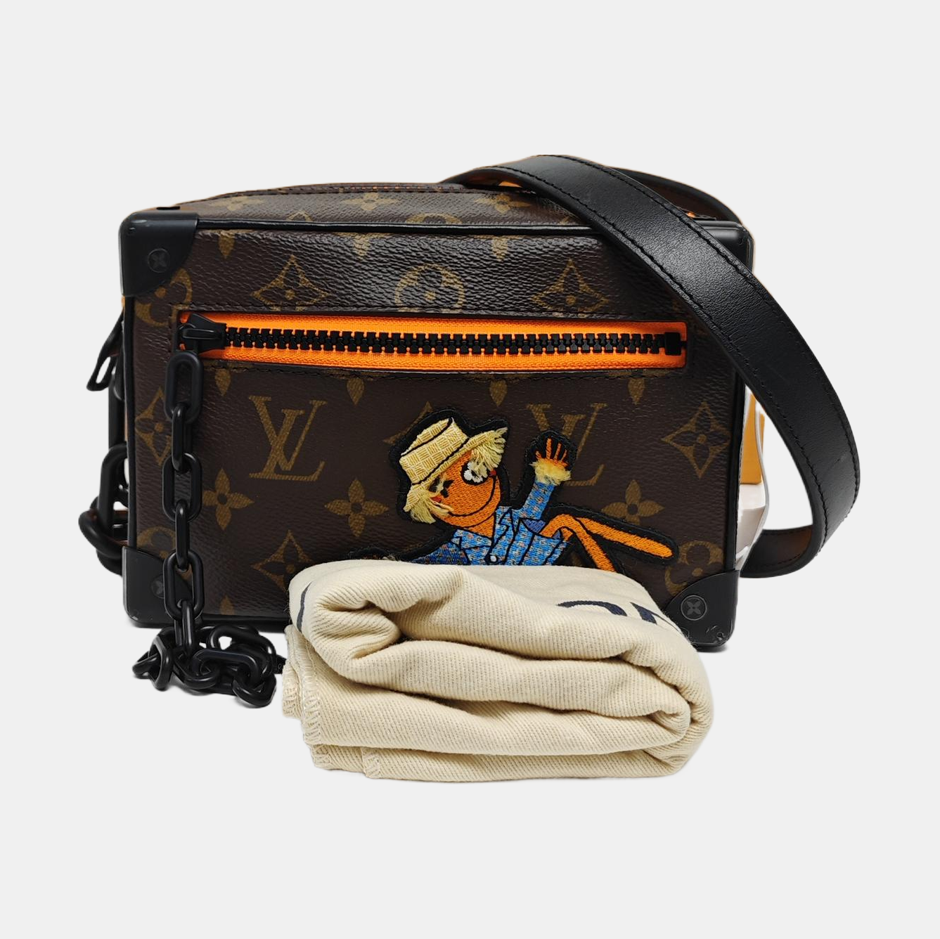 SOFT TRUNK Mini Coated Canvas Brown