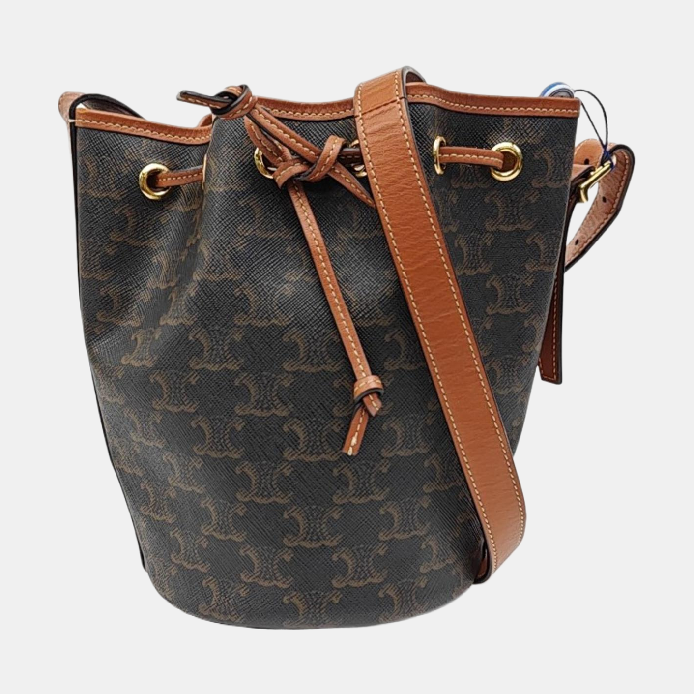 TRIOMPHE CANVAS Small Coated Canvas Brown