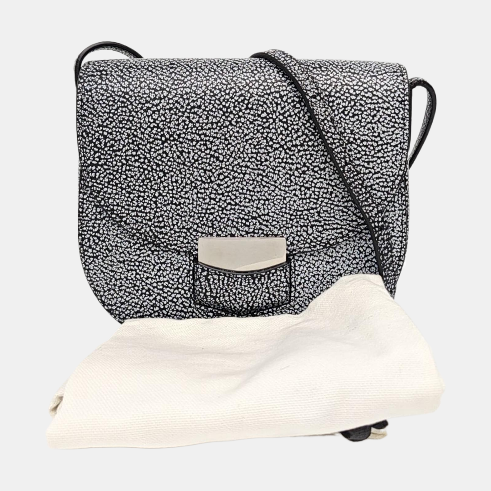 TROTTEUR Small Calfskin Black