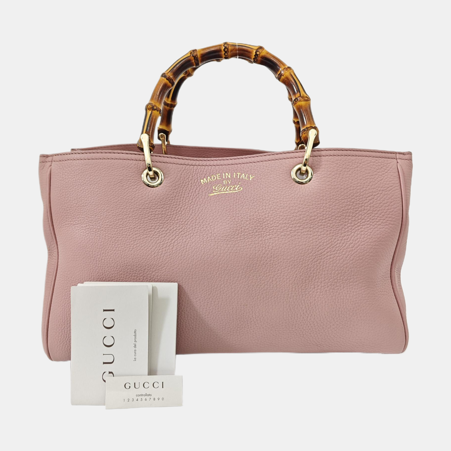Bamboo 1947 Medium Calfskin Pink