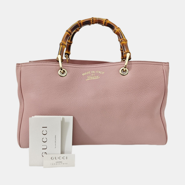 Bamboo 1947 Medium Calfskin Pink