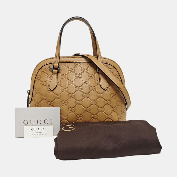 Dome Monogram Calfskin Beige