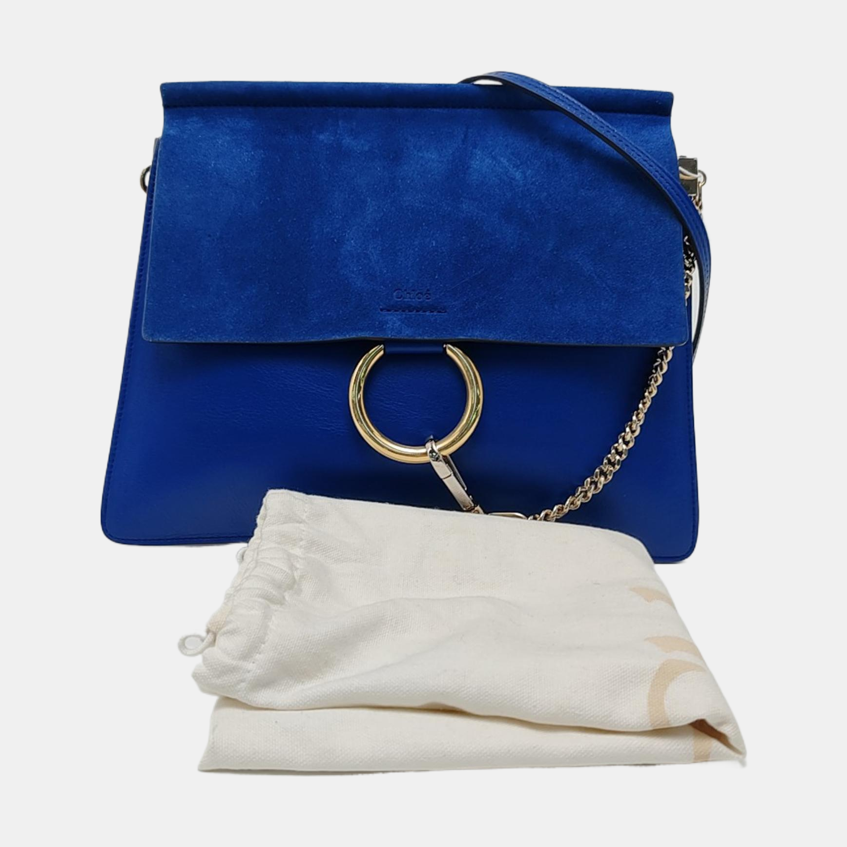 Faye Medium Calfskin Blue