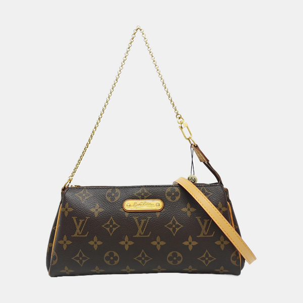 EVA Monogram Coated Canvas Brown