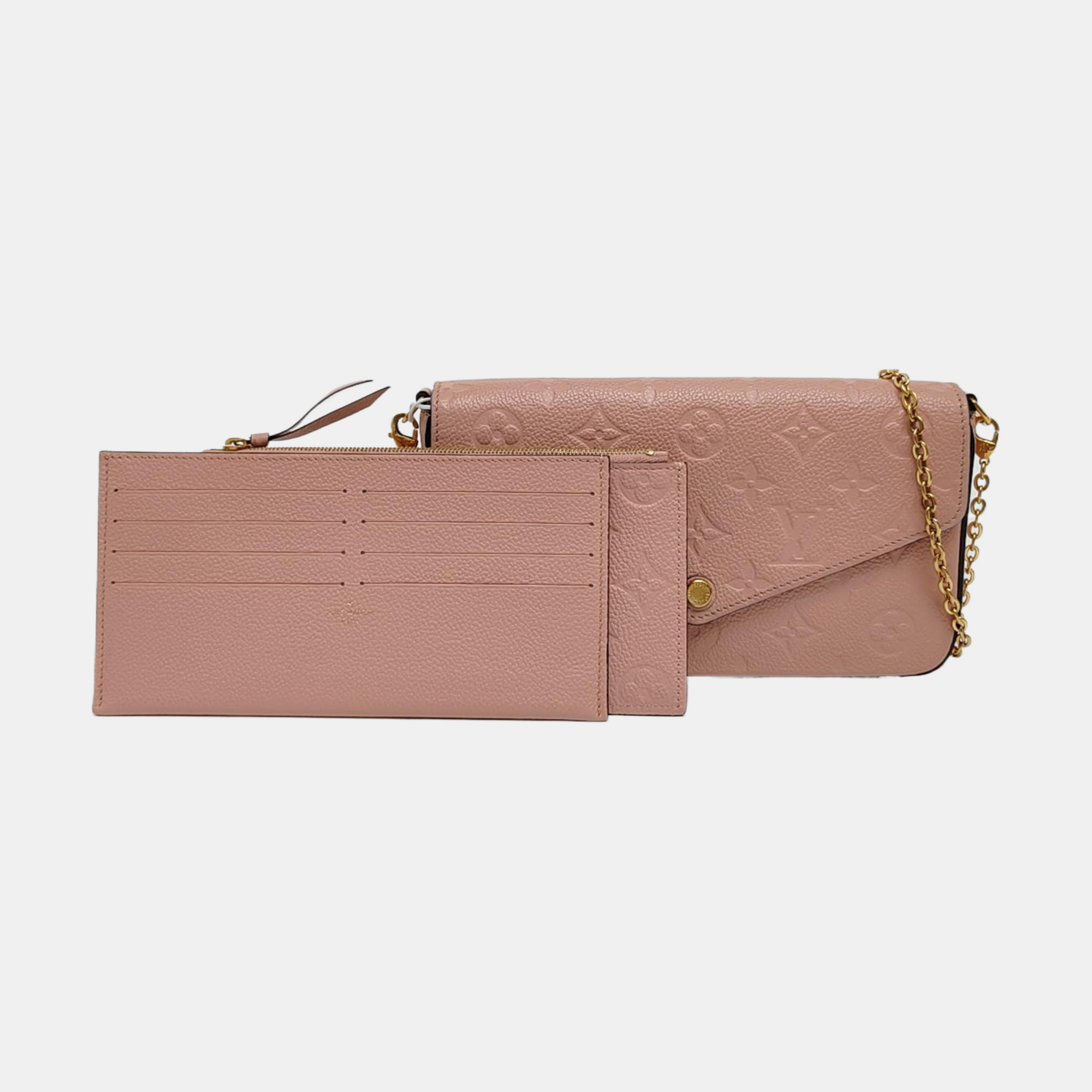 FÉLICIE Monogram Calfskin Pink
