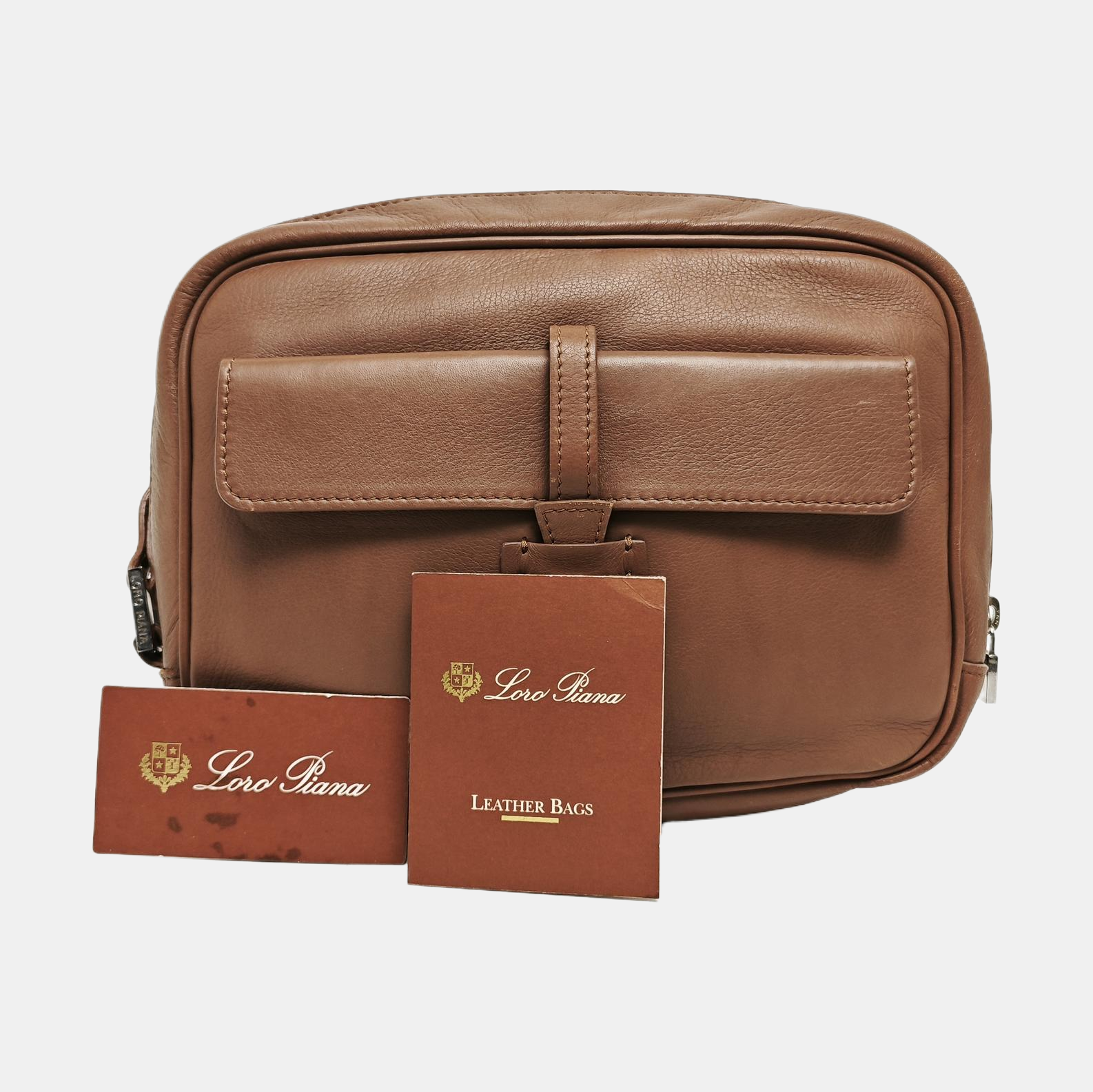 Calfskin Clutch Beige