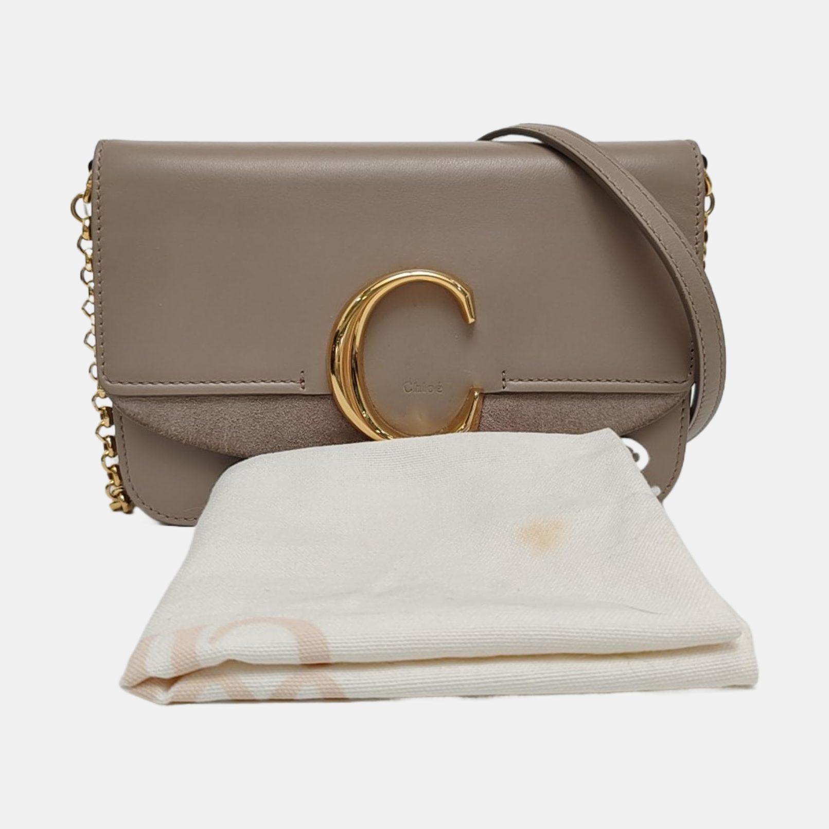 Chloé C Calfskin Gray